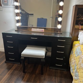 Michelles Furniture Warehouse - Vanity set with impressions mirror add on - Furniture Stores Near Me - Anaheim, California Michelles Furniture Warehouse - Vanity set with impressions mirror add on - Furniture Stores Near Me - Anaheim, California