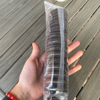 Burger Nation - The Oreos that the guy gave us, he had a Methodist hospital shirt, he was bald, and I think he had black jeans. - Burgers Near Me - Houston, Texas