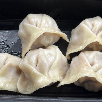 Red Dragon Bao - Six Pork dumplings...we ordered them steamed - Food Stands Near Me - Liberty Hill, Texas Red Dragon Bao - Six Pork dumplings...we ordered them steamed - Food Stands Near Me - Liberty Hill, Texas