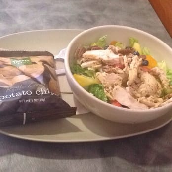 Panera Bread - Strawberry poppyseed salad and Panera chips - Sandwiches Near Me - Clovis, California Panera Bread - Strawberry poppyseed salad and Panera chips - Sandwiches Near Me - Clovis, California