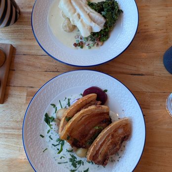 Hyttefadet - Stegt Flæsk (crispy pork belly) and Fillet of Cod - Modern European Near Me - Copenhagen, 84 Hyttefadet - Stegt Flæsk (crispy pork belly) and Fillet of Cod - Modern European Near Me - Copenhagen, 84