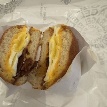 El Bagel - Bacon eggs and cheese sandwich - Bagels Near Me - Las Vegas, Nevada