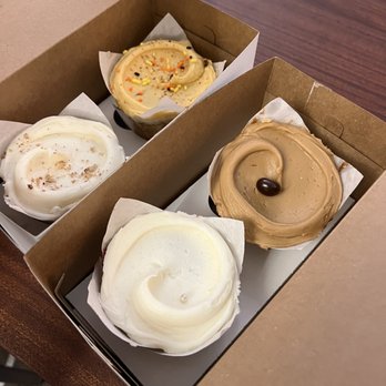 Baked & Wired - Dirty Chai Cupcake, Red Velvet Cupcake, The Great Pumpkin Cupcake, Carrot Cake Cupcake - Bakeries Near Me - Washington, DC, District of Columbia