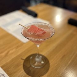 Watermelon martini