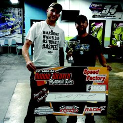 Speed Factory Indoor Karting - Even Moonshiner Josh Owens like to race!