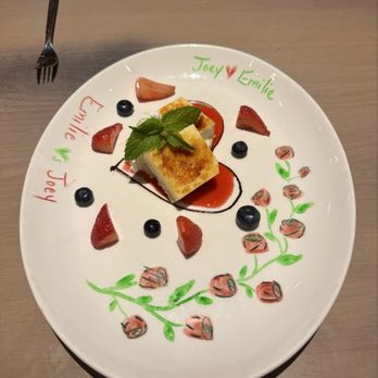 Firebirds Wood Fired Grill - Anniversary dessert - Steakhouses Near Me - Rogers, Arkansas Firebirds Wood Fired Grill - Anniversary dessert - Steakhouses Near Me - Rogers, Arkansas