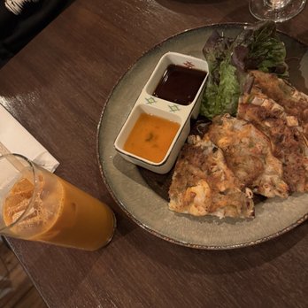 Chabaa Thai Bistro - Seafood and taro scallion pancakes - Thai Near Me - Philadelphia, Pennsylvania