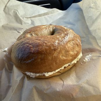 Einstein Bros. Bagels - Cinnamon raisin with cream cheese - Breakfast & Brunch Near Me - Westminster, California Einstein Bros. Bagels - Cinnamon raisin with cream cheese - Breakfast & Brunch Near Me - Westminster, California
