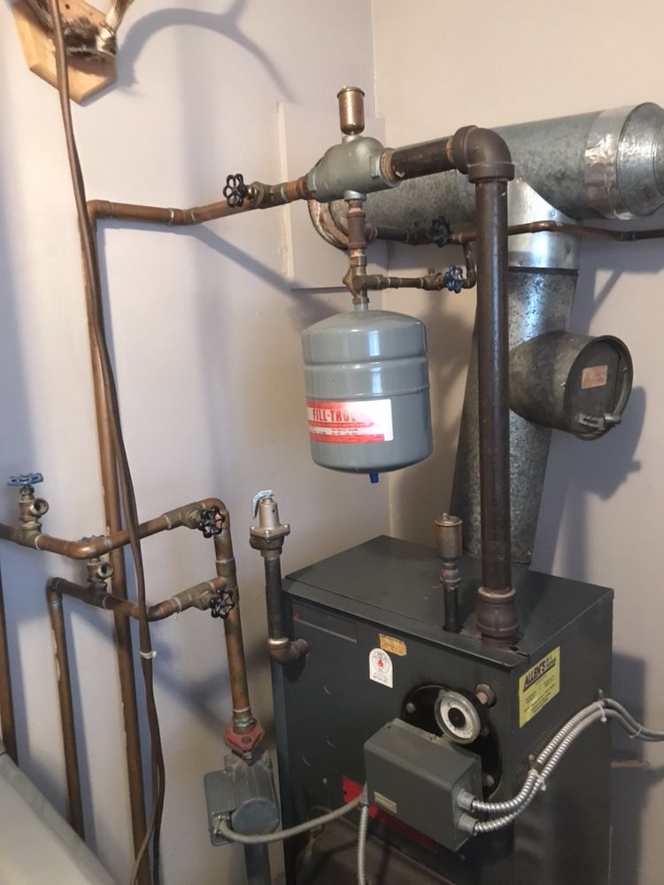 Slide of J P Tracy plumbing