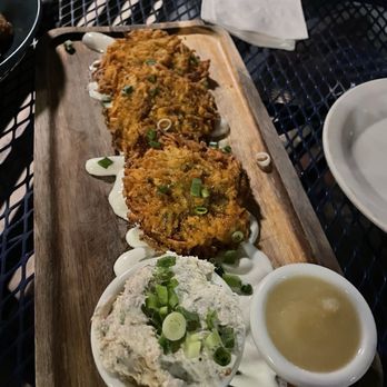 Half Sour - Latkes with Smoked Salmon Dip - New American Near Me - Chicago, Illinois