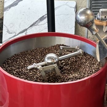Backyard Brew - Rwanda Beans being roasted - Coffee & Tea Near Me - Palo Alto, California
