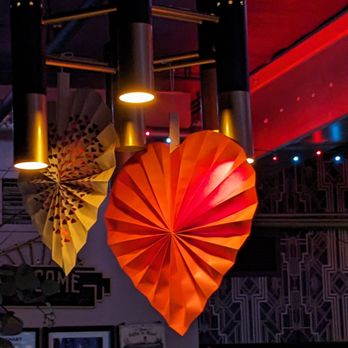 Conniption Bar & Lounge - three umbrellas hanging from the ceiling - Cocktail Bars Near Me - Durham, North Carolina Conniption Bar & Lounge - three umbrellas hanging from the ceiling - Cocktail Bars Near Me - Durham, North Carolina