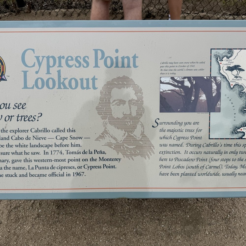 Cypress Point Overlook - Sign - Landmarks & Historical Buildings Near Me - Del Monte Forest, California