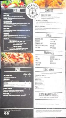 Menu photo 2 Brewskies Downtown Seymour, IN