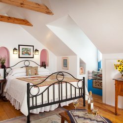 The Vista Room opens onto a spacious private deck with stunning mountain views!