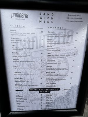 Menu photo 2 Panineria New York, NY Menu photo 2 Panineria New York, NY