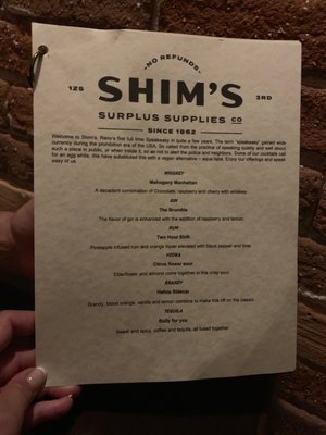Menu photo 7 Shim's Reno, NV