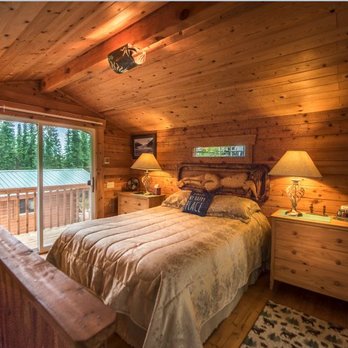 A Cabin By The Pond - Sweet Serenity Cabin upstairs loft with queen bed and two incredible balconies! - Vacation Rentals Near Me - Soldotna, Alaska A Cabin By The Pond - Sweet Serenity Cabin upstairs loft with queen bed and two incredible balconies! - Vacation Rentals Near Me - Soldotna, Alaska