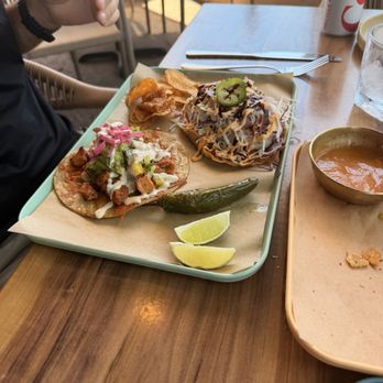 Salt + Lime - Chicken el pastor and shrimp taco - Mexican Near Me - Del Mar, California Salt + Lime - Chicken el pastor and shrimp taco - Mexican Near Me - Del Mar, California