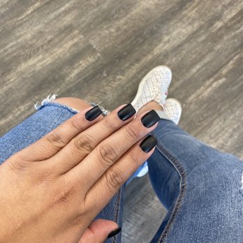 T & Y Nails - Short matte black - Nail Salons Near Me - South Gate, California T & Y Nails - Short matte black - Nail Salons Near Me - South Gate, California