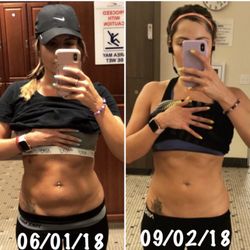 The Apex Training Facility - 3 months progress picture of training 2x/week with Alan and implementing the macro diet he coached me through
