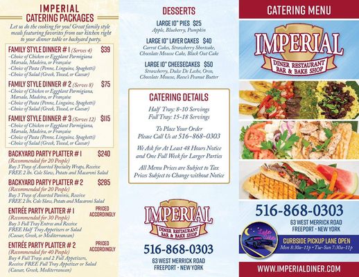 Menu photo 5 Imperial Diner Freeport, NY