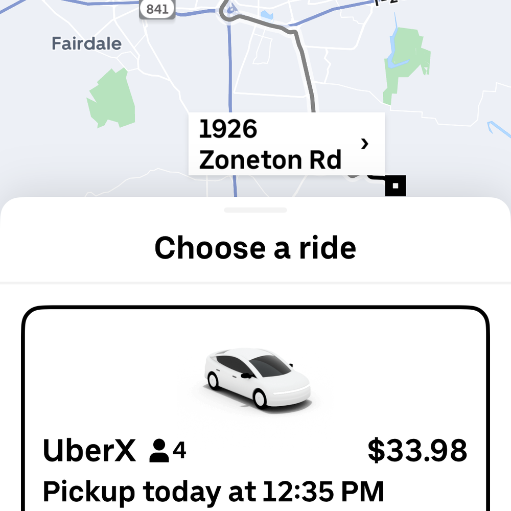 Uber - Taxis Near Me