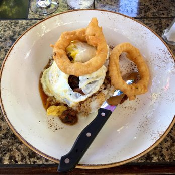 Three's Bar & Grill - Deluxe Hawaiian Loco Moco - VN - Asian Fusion Near Me - Kihei, Hawaii Three's Bar & Grill - Deluxe Hawaiian Loco Moco - VN - Asian Fusion Near Me - Kihei, Hawaii