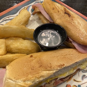 The Latin Pig Cuban Restaurant - Cubano Sandwich with Yuca Frita - Cuban Near Me - Plano, Texas The Latin Pig Cuban Restaurant - Cubano Sandwich with Yuca Frita - Cuban Near Me - Plano, Texas