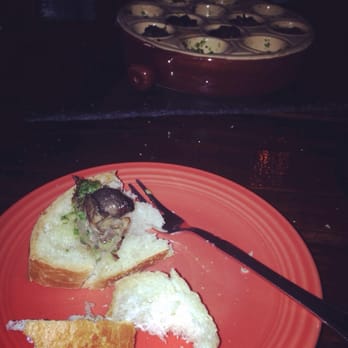 Le Patio - Escargot love on French bread - French Near Me - Wilton Manors, Florida