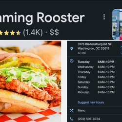 Roaming Rooster - The Chicken sandwich was great I this place.
