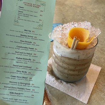 Esters Fair Prospect - Cocktail menu and the "Comfortably Numb" - Cocktail Bars Near Me - Wailuku, Hawaii Esters Fair Prospect - Cocktail menu and the "Comfortably Numb" - Cocktail Bars Near Me - Wailuku, Hawaii