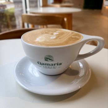 Qamaria Yemeni Coffee - Qamaria latte - Coffee & Tea Near Me - Durham, North Carolina Qamaria Yemeni Coffee - Qamaria latte - Coffee & Tea Near Me - Durham, North Carolina