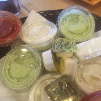 Arlington Kabob - They give you an assortment of delicious sauces. It was wonderful! - Afghan Near Me - Arlington, Virginia