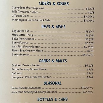 Beer & Fish Company - Beers on Tap Menu - Fish & Chips Near Me - Fargo, North Dakota Beer & Fish Company - Beers on Tap Menu - Fish & Chips Near Me - Fargo, North Dakota