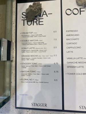 Menu photo 8 Stagger Coffee Los Angeles, CA Menu photo 8 Stagger Coffee Los Angeles, CA