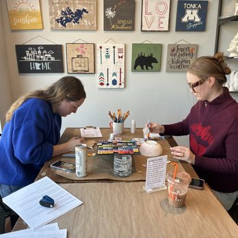 Artem Haus - Painting ceramics while team building and strategizing - Paint & Sip Near Me - Excelsior, Minnesota Artem Haus - Painting ceramics while team building and strategizing - Paint & Sip Near Me - Excelsior, Minnesota