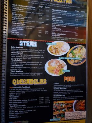 Menu photo 1 El Morral Mexican Restaurant Rockwood, TN