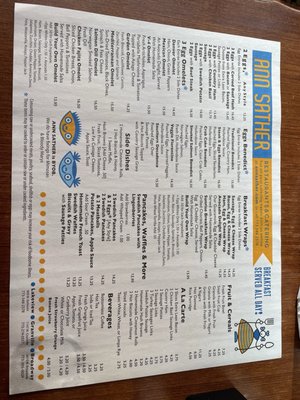 Menu photo 8 Ann Sather Restaurant Chicago, IL
