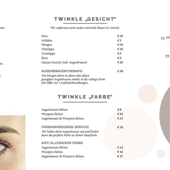 Twinkle Brow Bar - Ein Auszug aus unserer Preisliste. - Eyelash Service Near Me - Hamburg, HH Twinkle Brow Bar - Ein Auszug aus unserer Preisliste. - Eyelash Service Near Me - Hamburg, HH