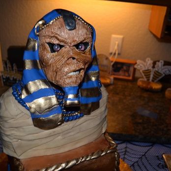 Sweet Pairings - Custom Iron Maiden cake from the 1984 Powerslave album! - Bakeries Near Me - Placerville, California