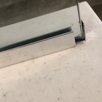 Clayton Homes - Edging for glass on spa shower with messy sealant not worthy of an upgraded price - Real Estate Services Near Me - White City, Oregon Clayton Homes - Edging for glass on spa shower with messy sealant not worthy of an upgraded price - Real Estate Services Near Me - White City, Oregon