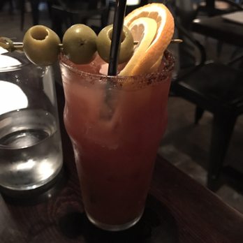 Avenue Kitchen & Bar - Bloody marry w old bay rim - New American Near Me - Baltimore, Maryland
