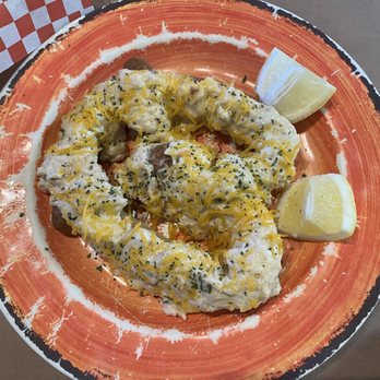 Crab Corner - Annapolis Crab Dip (TG) on soft pretzel - Seafood Near Me - Las Vegas, Nevada
