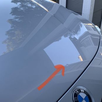 AAA Dent Removal - Dimple on lower hood - Mobile Dent Repair Near Me