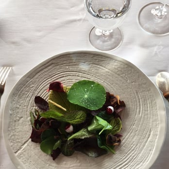 Akelare - Leaves with one of them made from foie gras - Signature Cuisine Near Me - Donostia-San Sebastian, SS