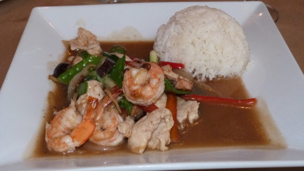 Order Pad Khing food online from Thai Thai Cuisine store, Old Bridge on bringmethat.com