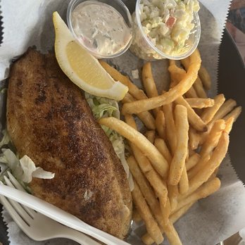 Tide Tables - Blackened red fish - Seafood Near Me - Cortez, Florida