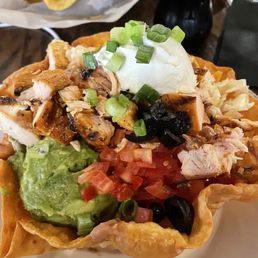 Delicious tostada salad Delicious tostada salad