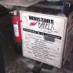 Winston's Bagels By B-Rad - Check out the ingredients.  Then order everything without onion (heh-heh, that's just me - I'm not an onion person).